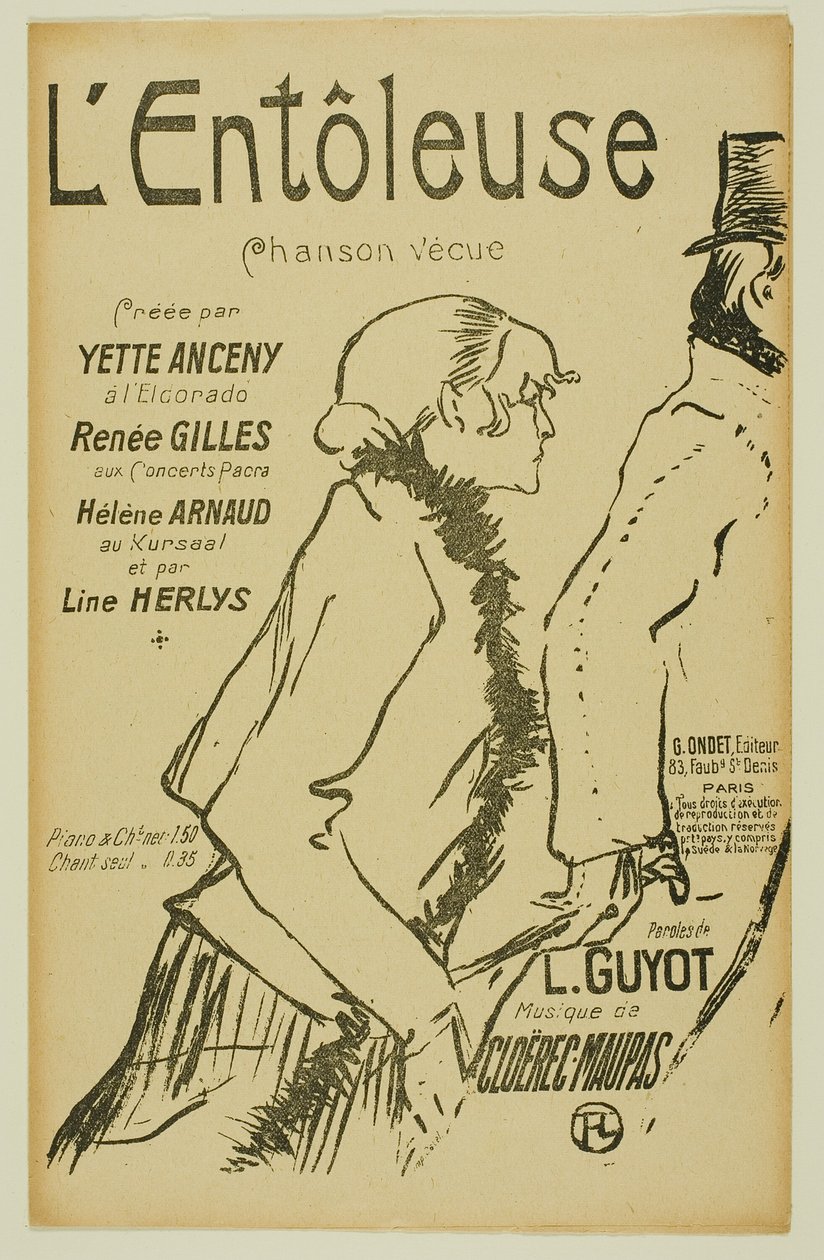 Povera prostituta! da Henri de Toulouse Lautrec