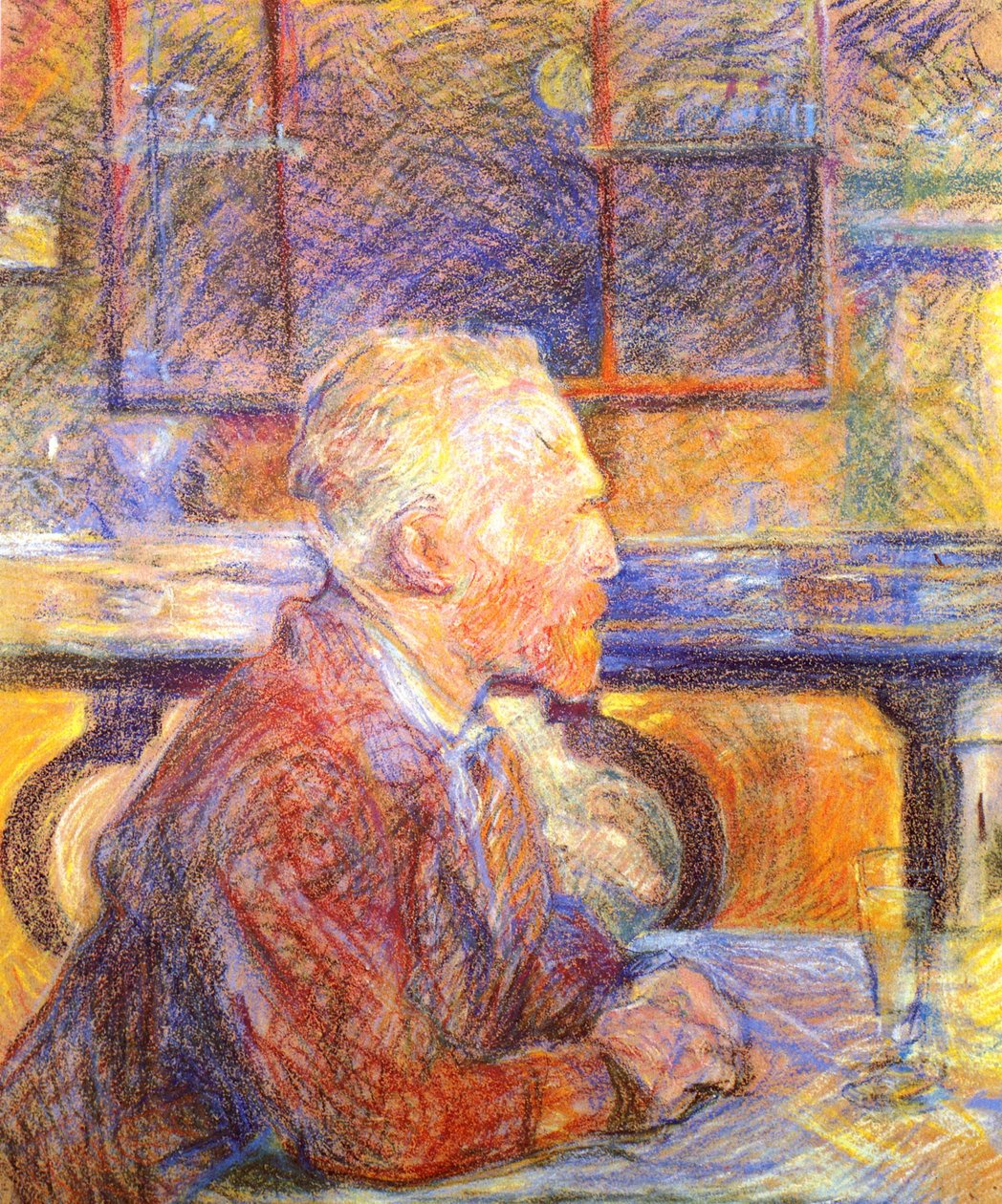 Ritratto di Vincent van Gogh da Henri de Toulouse Lautrec