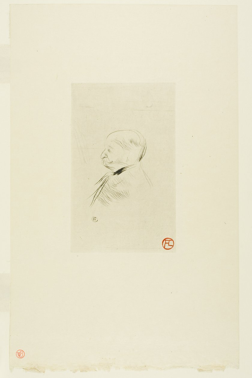 Ritratto di un Uomo da Henri de Toulouse Lautrec
