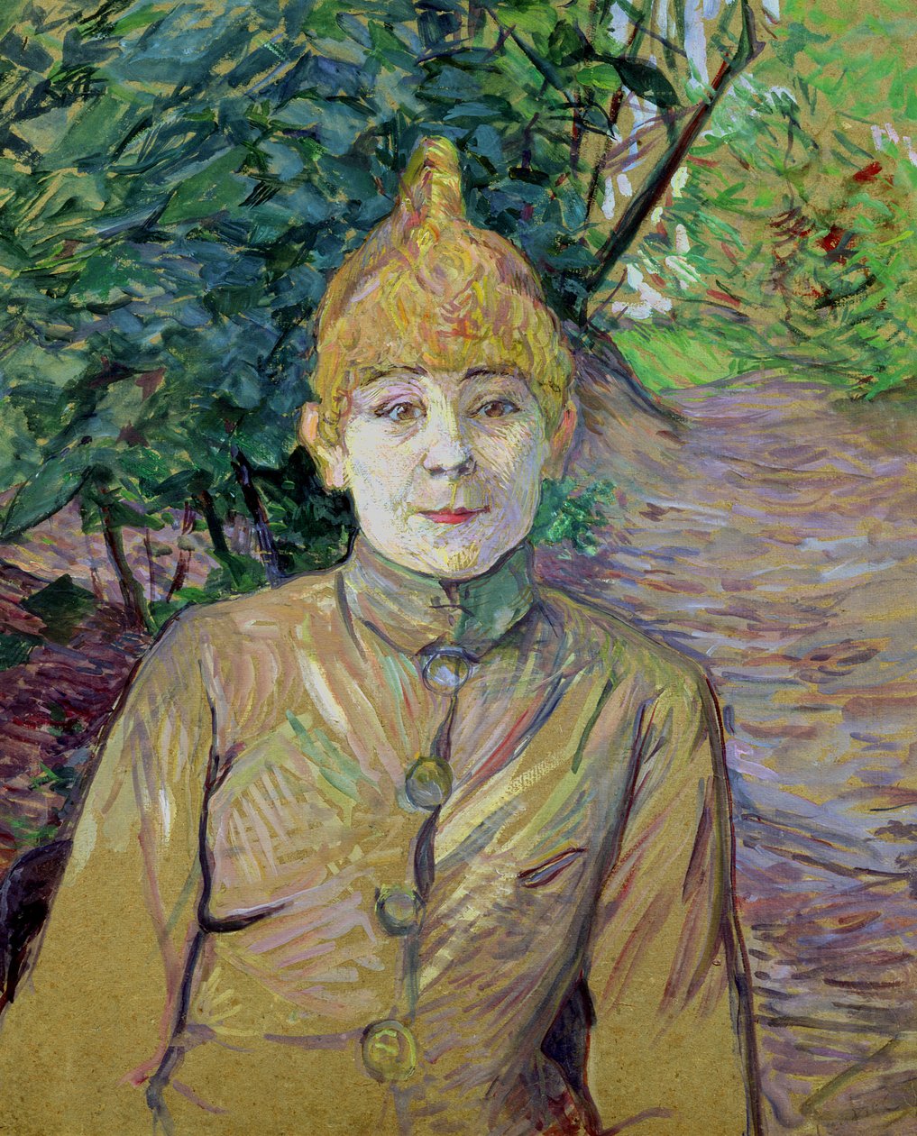 Ritratto di una donna, probabilmente la ballerina francese Louise Weber conosciuta come 