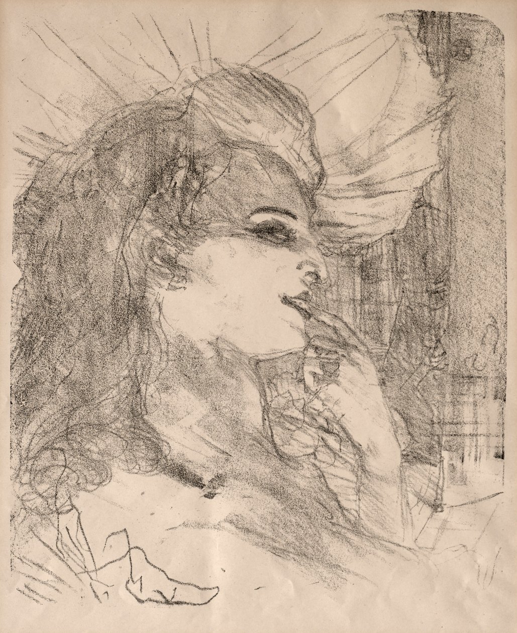 Ritratti di attori e attrici: Tredici litografie: Anna Held, 1898 da Henri de Toulouse Lautrec