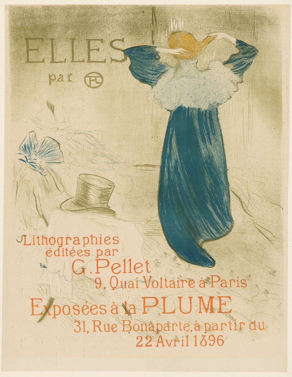 Poster per Elles da Henri de Toulouse Lautrec
