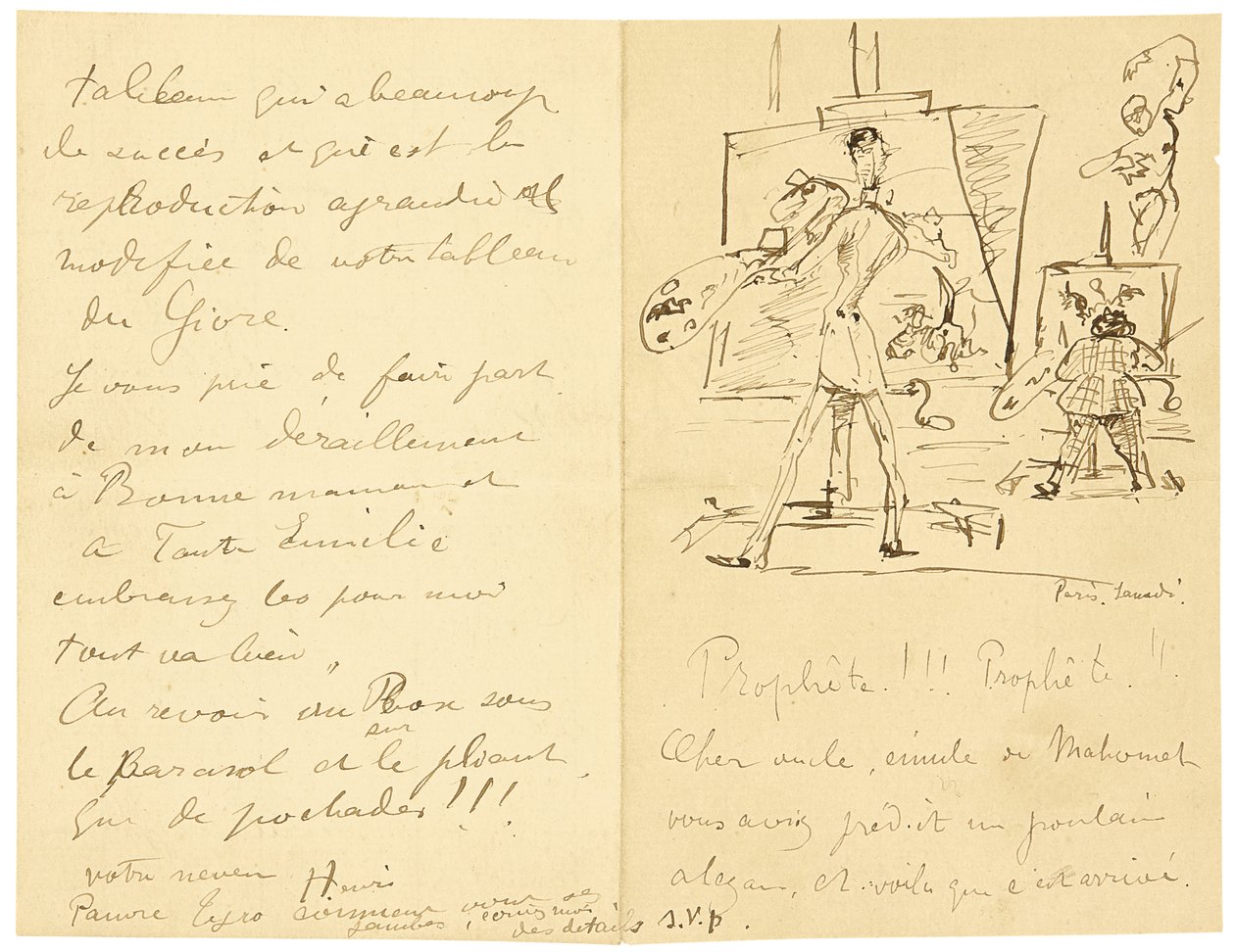 Princeteau e Lautrec da Henri de Toulouse Lautrec