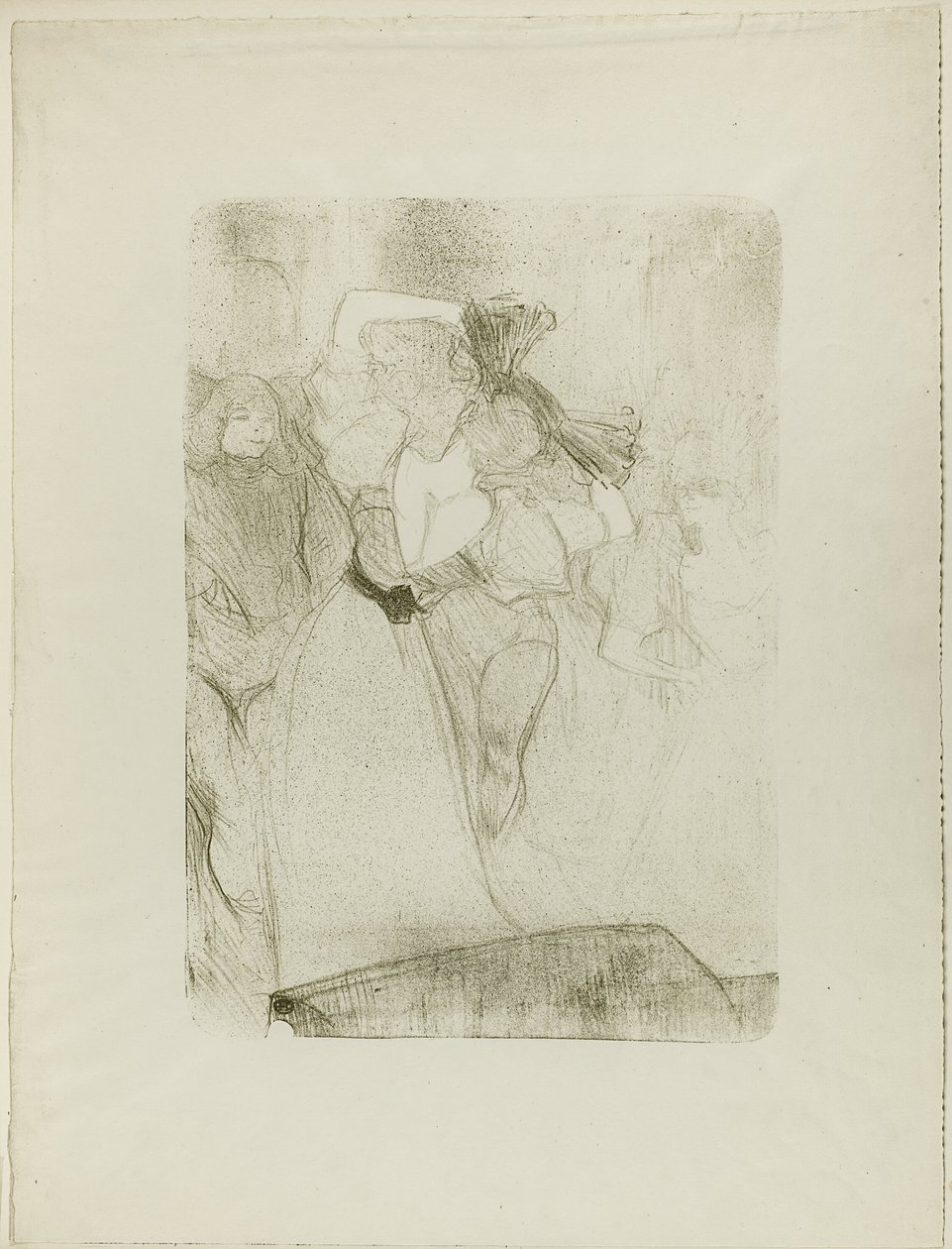 Vista posteriore di Lender che balla il Bolero in Chilpéric da Henri de Toulouse Lautrec