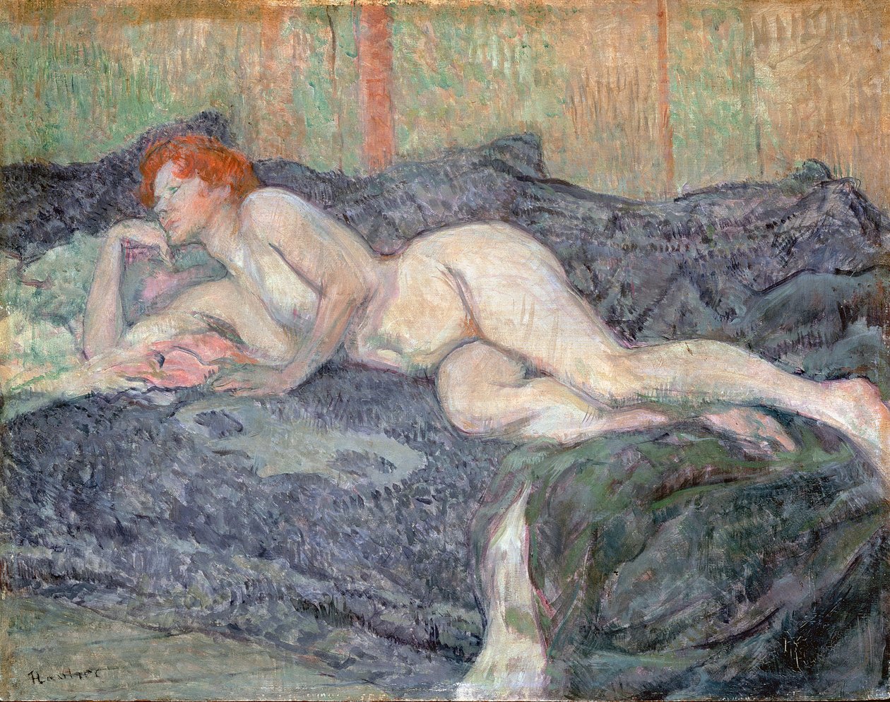 Nudo reclinato da Henri de Toulouse Lautrec