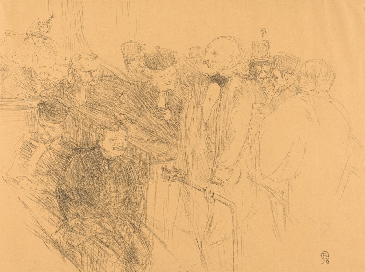 Deposizione Ribot, 1896 da Henri de Toulouse Lautrec