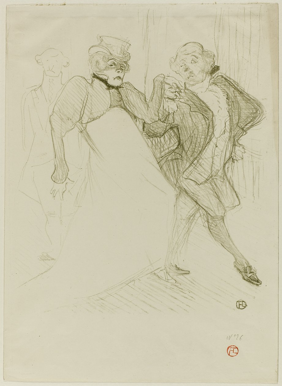 Réjane e Galipaux, in Madame Sans-Gêne da Henri de Toulouse Lautrec