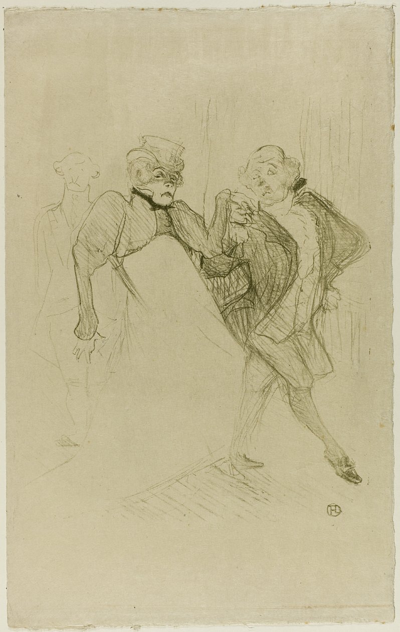 Réjane e Galipaux, in Madame Sans-Gêne da Henri de Toulouse Lautrec