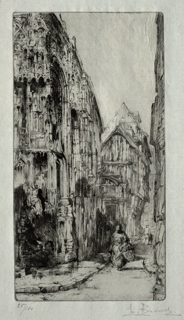 Saint-Etienne des Tonneliers a Rouen da Henri de Toulouse Lautrec