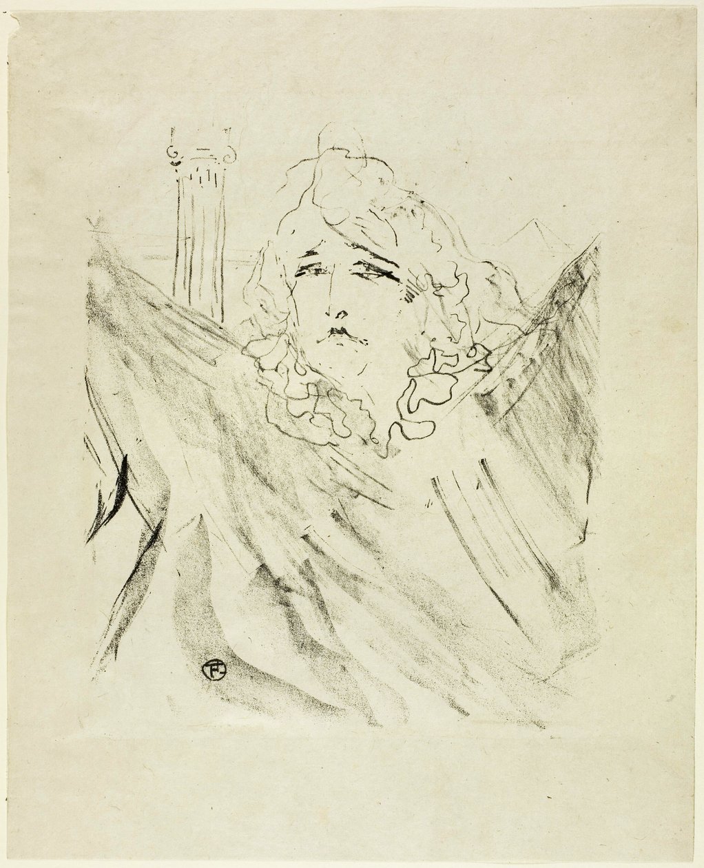 Sarah Bernhardt, da Tredici litografie da Henri de Toulouse Lautrec