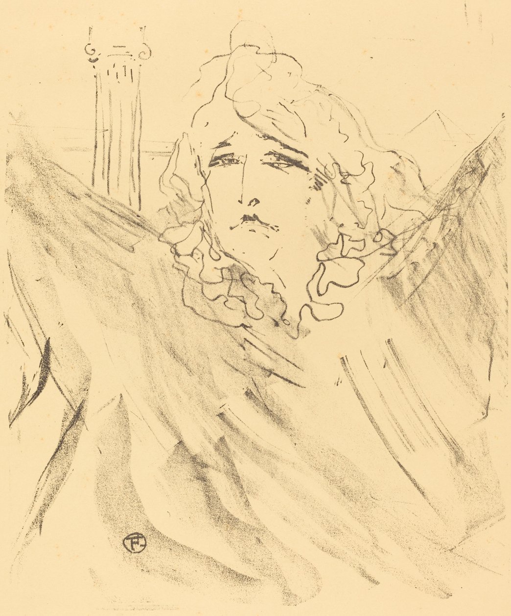 Sarah Bernhardt in "Cleopatra" da Henri de Toulouse Lautrec