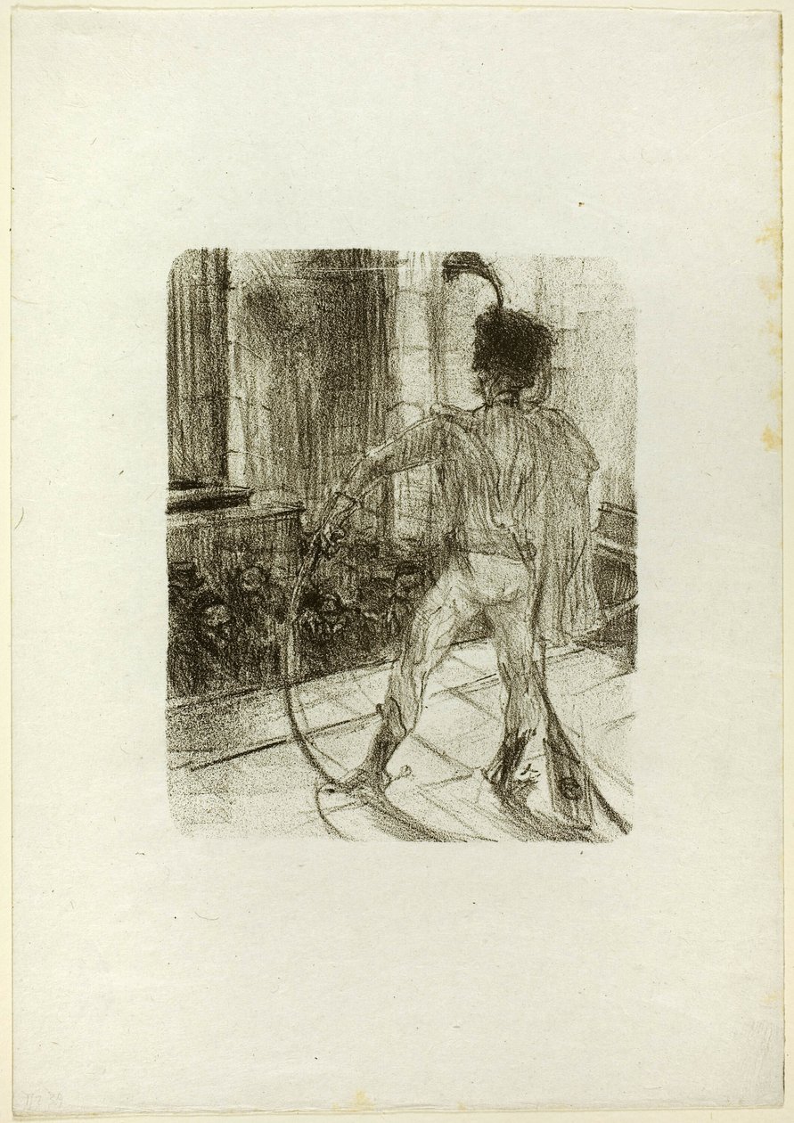 Schlomé Fuss nella sinagoga, da Ai piedi del Sinai da Henri de Toulouse Lautrec