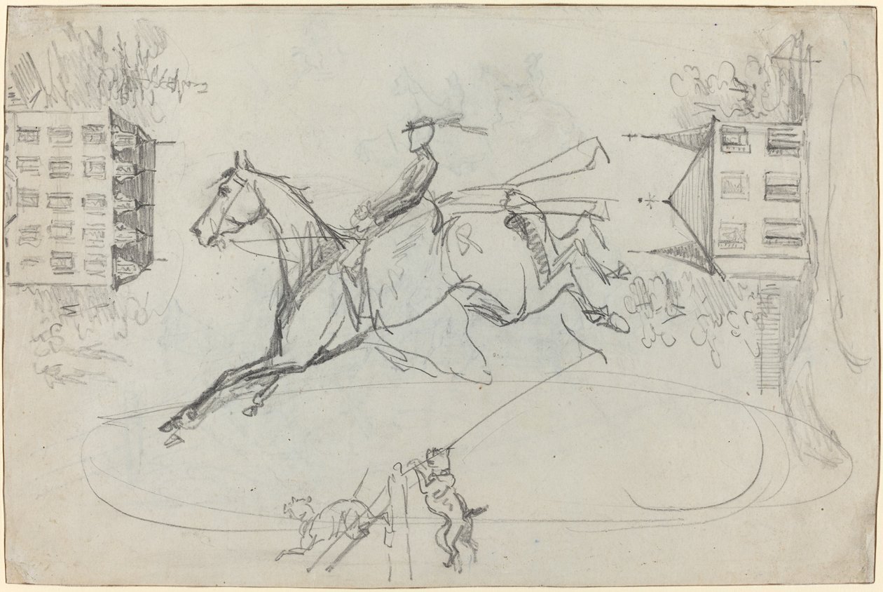 Foglio di schizzi da Henri de Toulouse Lautrec
