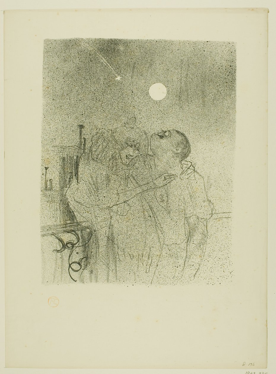Stelle cadenti, da Mélodies de Désiré Dihau da Henri de Toulouse-Lautrec