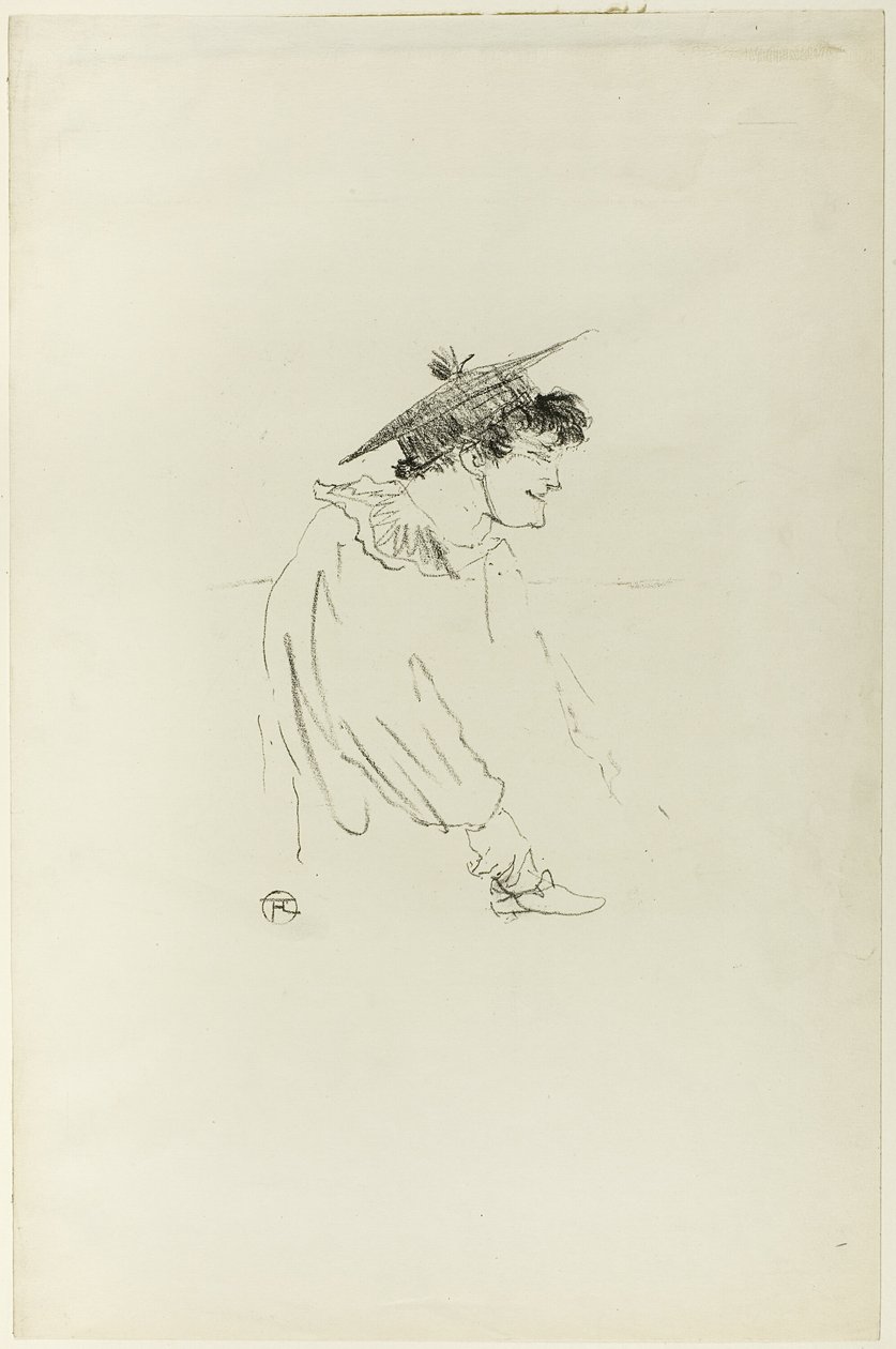 Piccola ragazza inglese (Miss Dolly) da Henri de Toulouse Lautrec