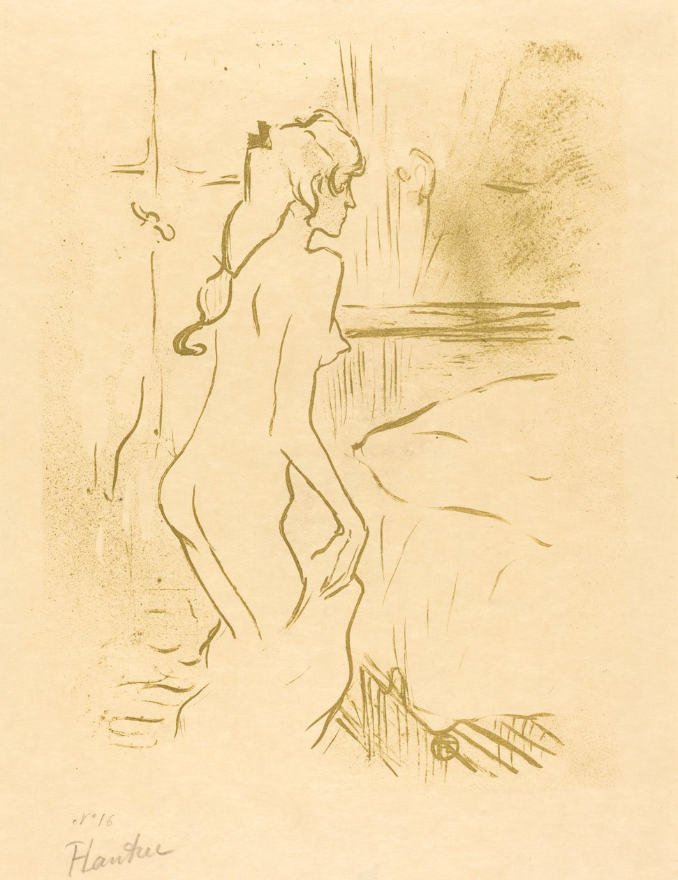 Studio di una donna da Henri de Toulouse Lautrec
