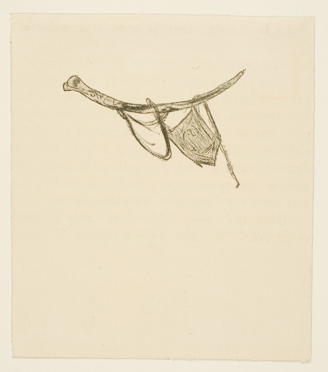 Finale da Au Pied du Sinaï da Henri de Toulouse Lautrec