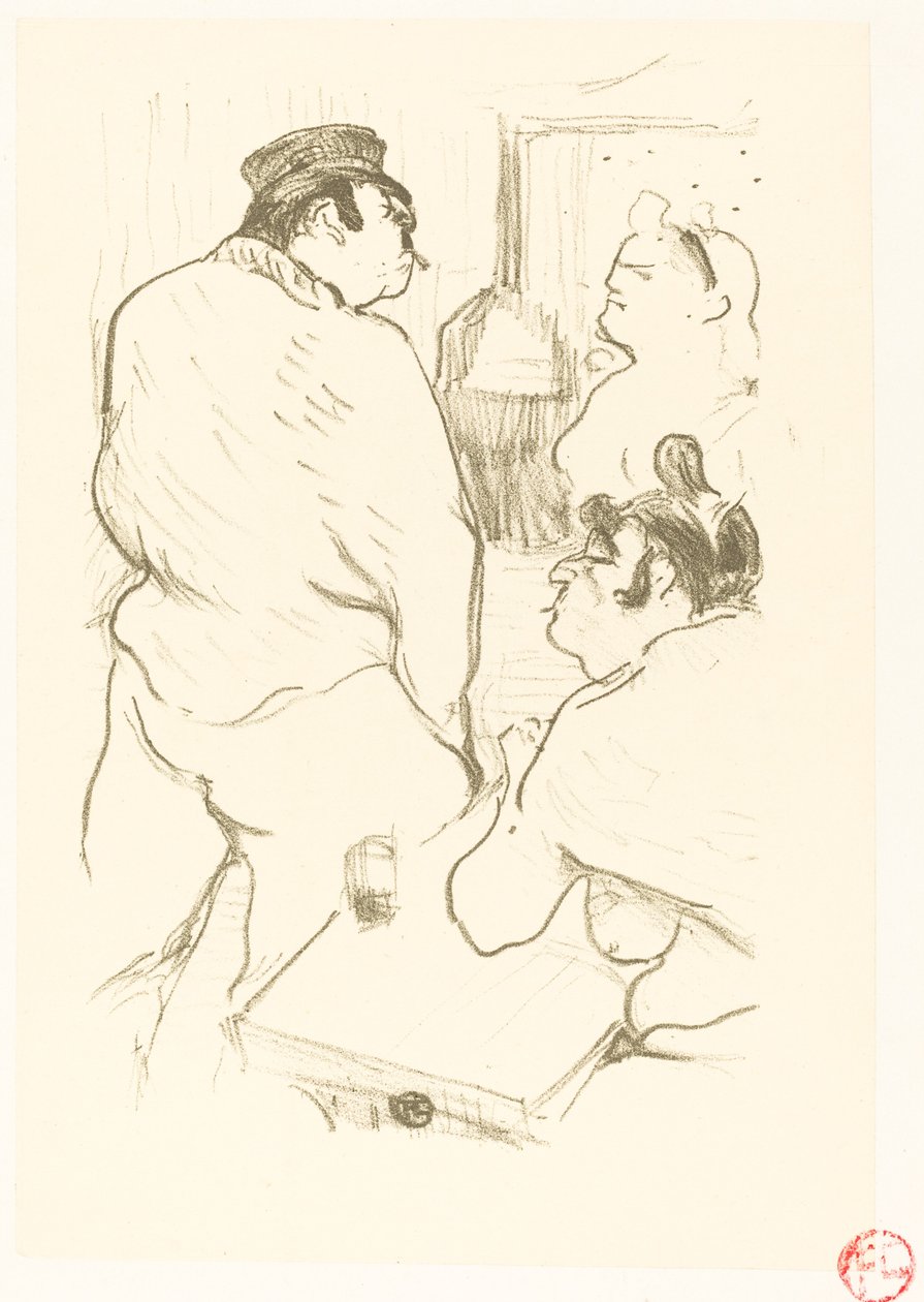 Il terrore di Grenelle da Henri de Toulouse Lautrec