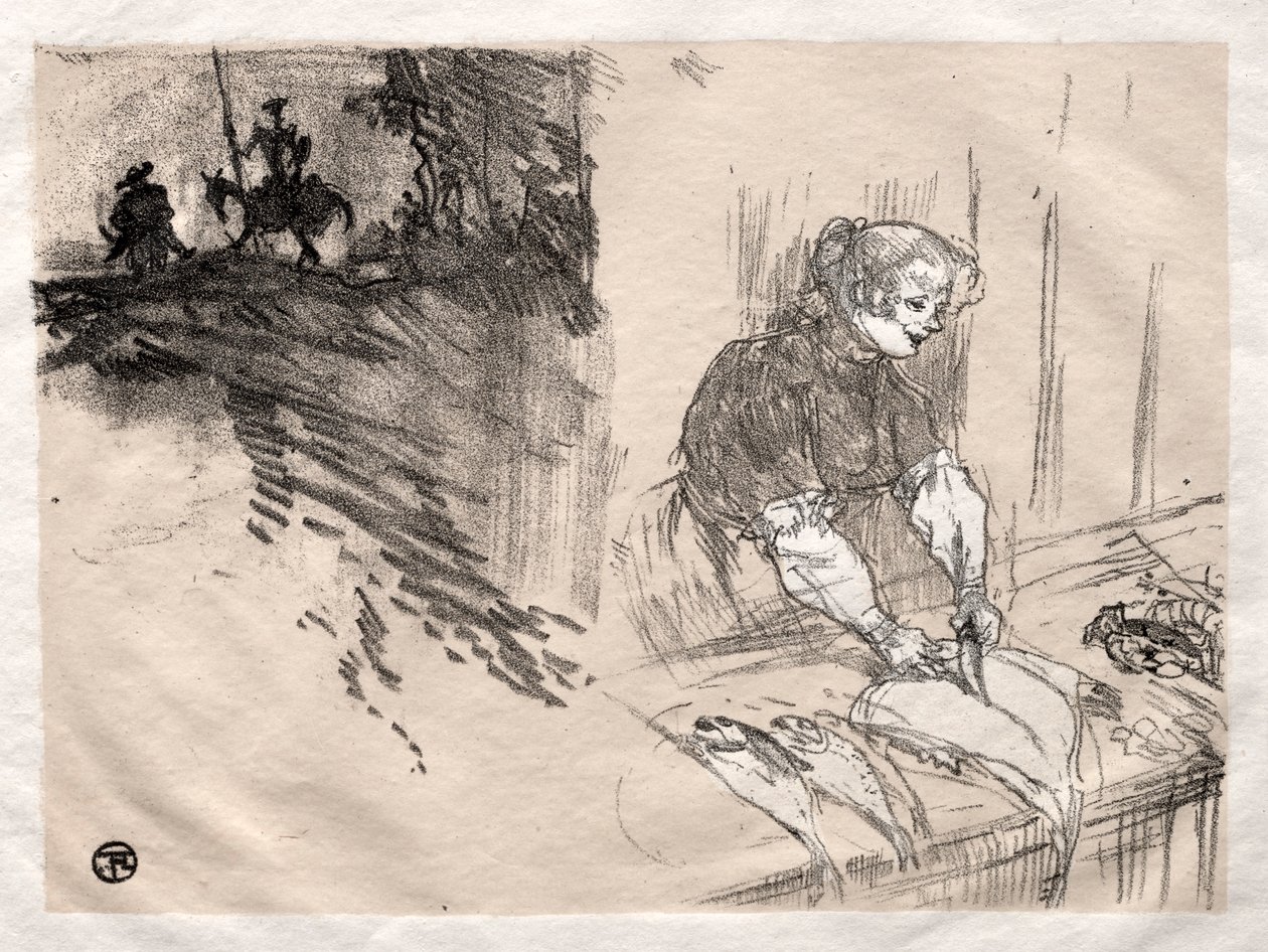 Le Brevi Gioie: Copertina, 1897 da Henri de Toulouse Lautrec