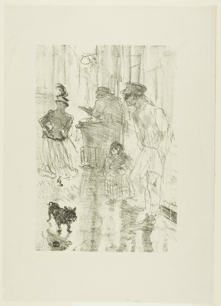 Il venditore di castagne da Henri de Toulouse Lautrec