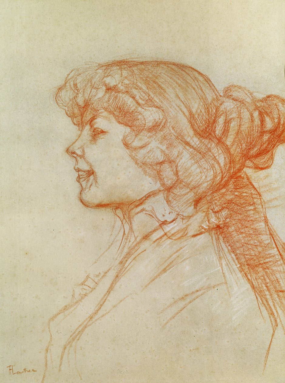 La ragazza inglese alla Stella di Le Havre, 1899 da Henri de Toulouse Lautrec