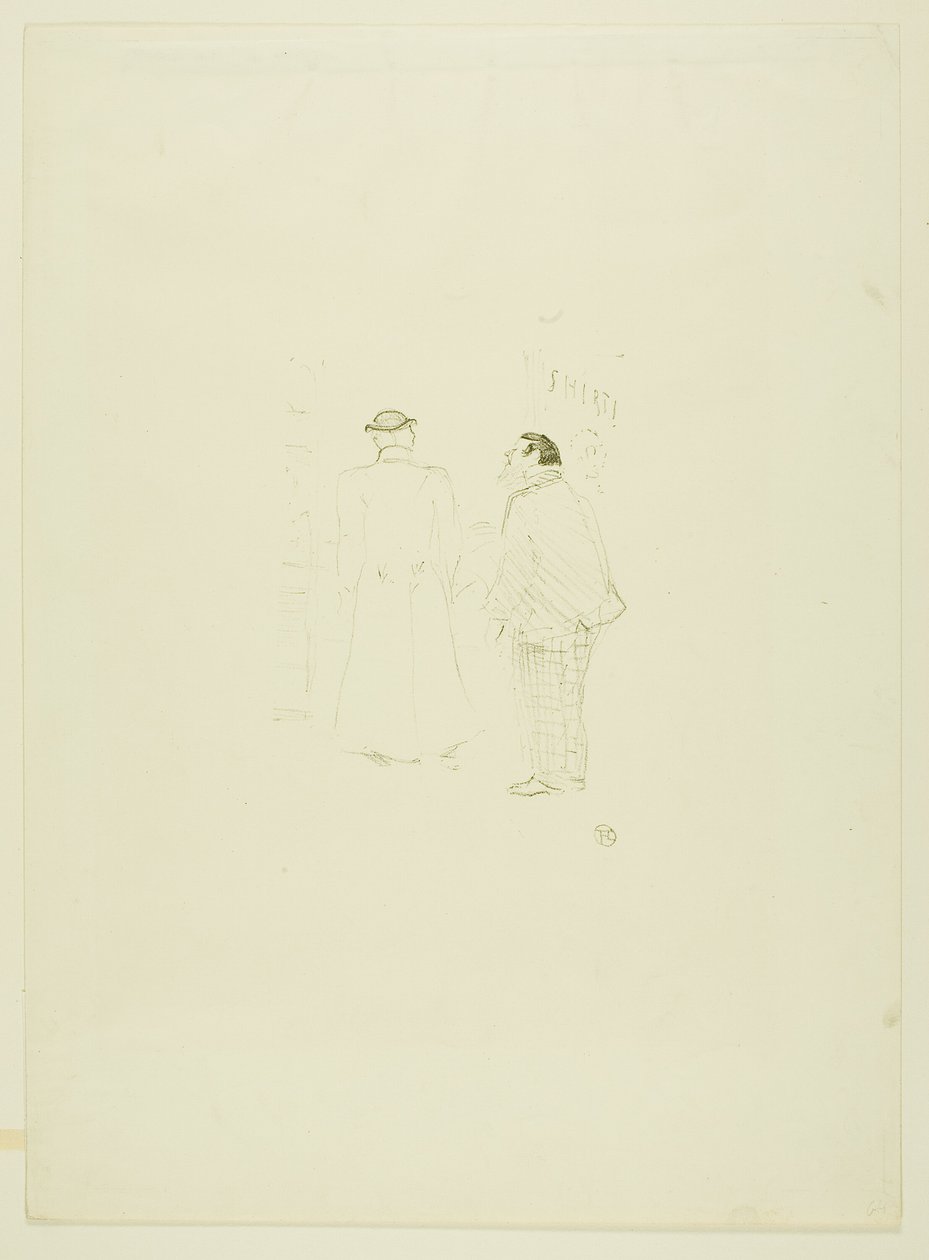 Il capo venditore di Jourdan e Brown da Henri de Toulouse Lautrec