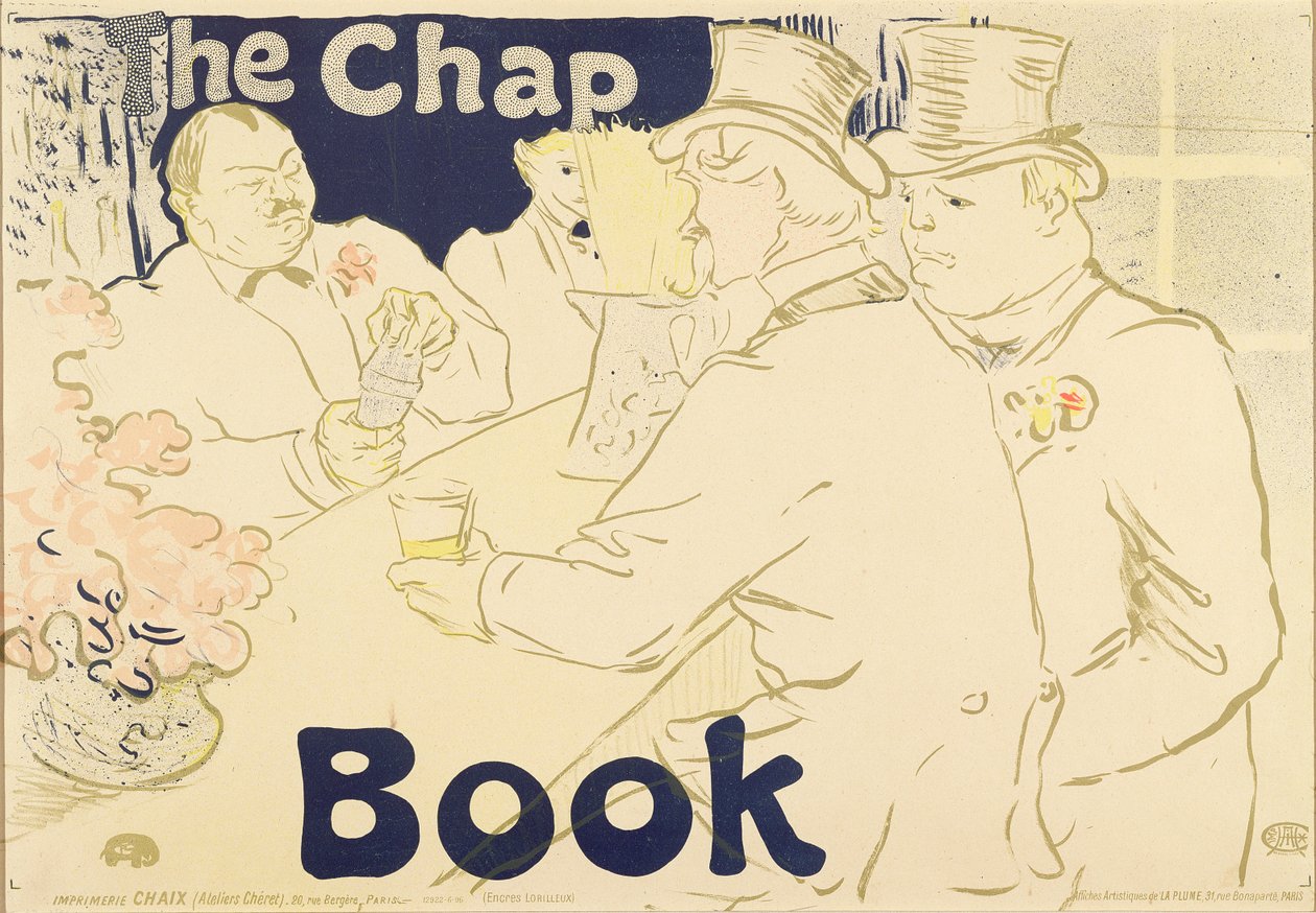 Il bar irlandese e americano, rue Royale, poster per The Chap Book da Henri de Toulouse Lautrec