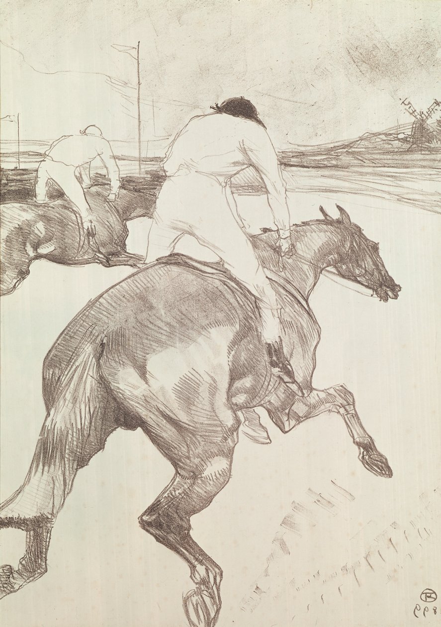 Il fantino da Henri de Toulouse Lautrec