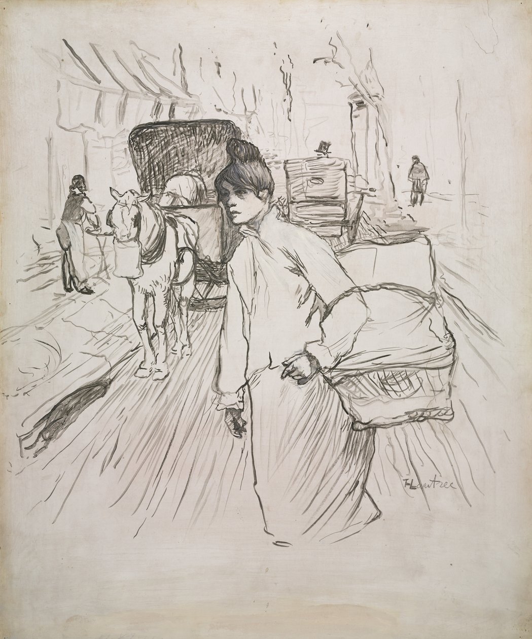 La lavandaia da Henri de Toulouse Lautrec