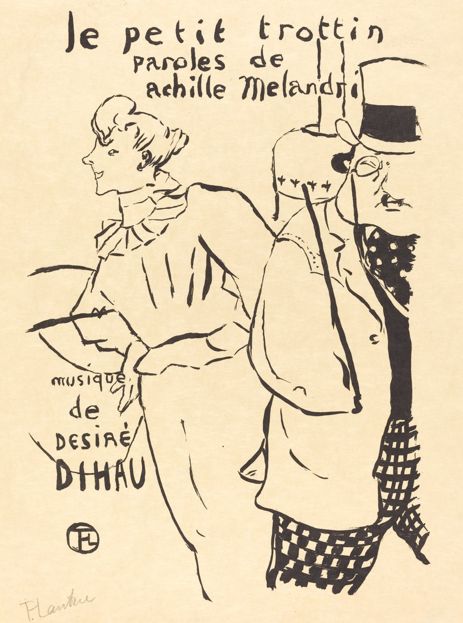 La piccola fattorina Le petit trottin, 1893 da Henri de Toulouse Lautrec