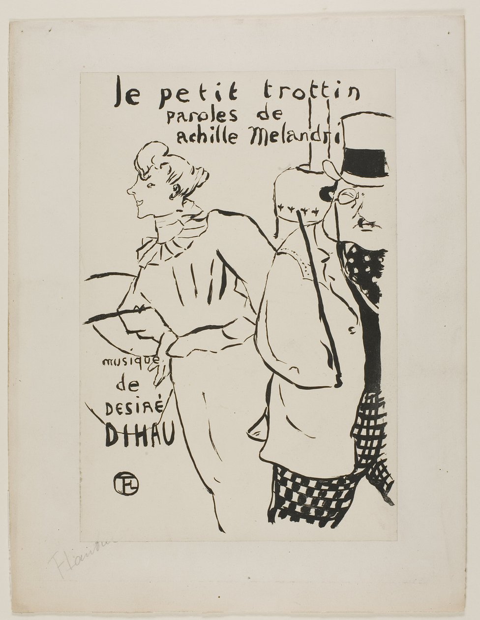 La piccola ragazza delle commissioni da Henri de Toulouse Lautrec