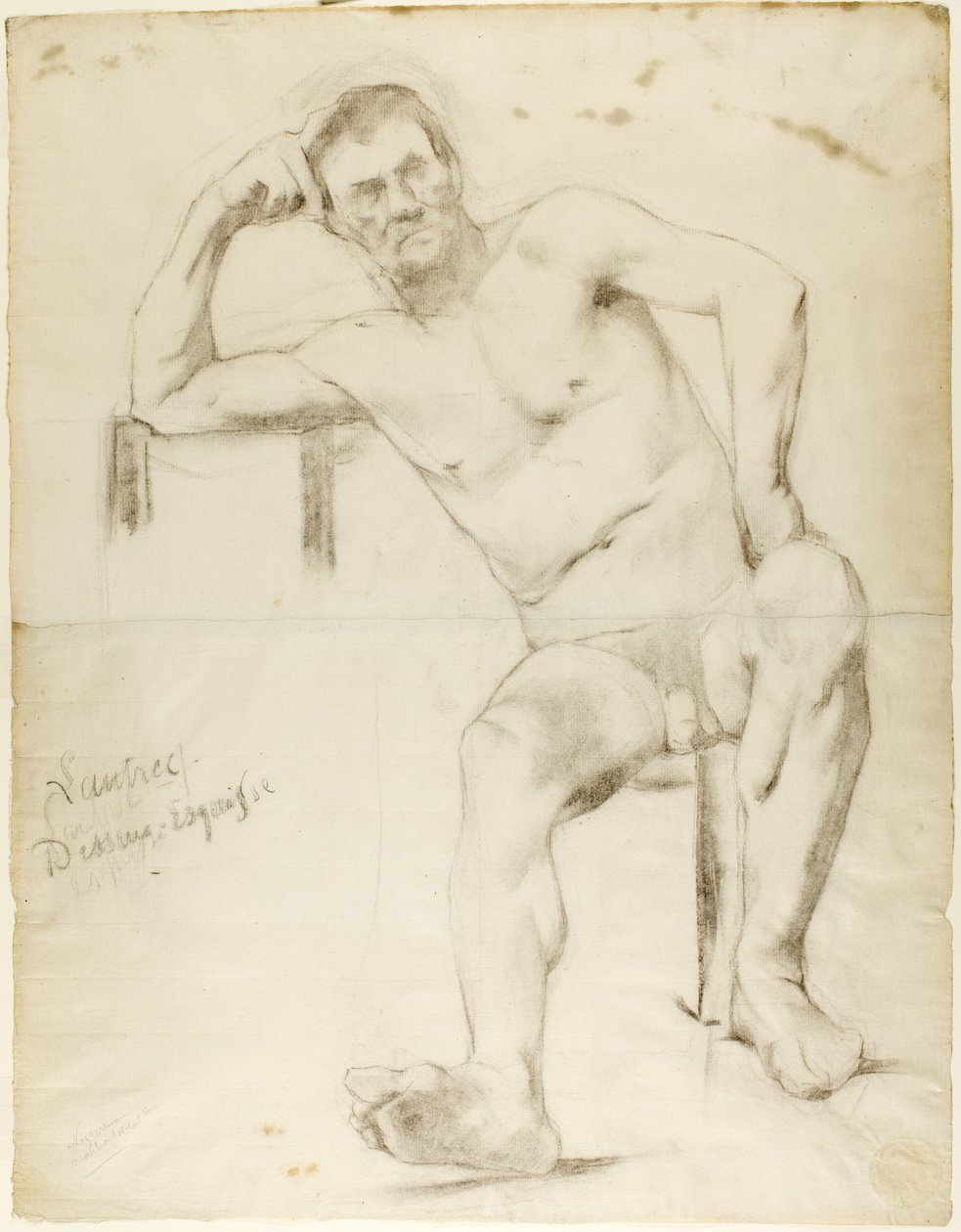 La modella Nizzavena, c. 1882-83 da Henri de Toulouse Lautrec