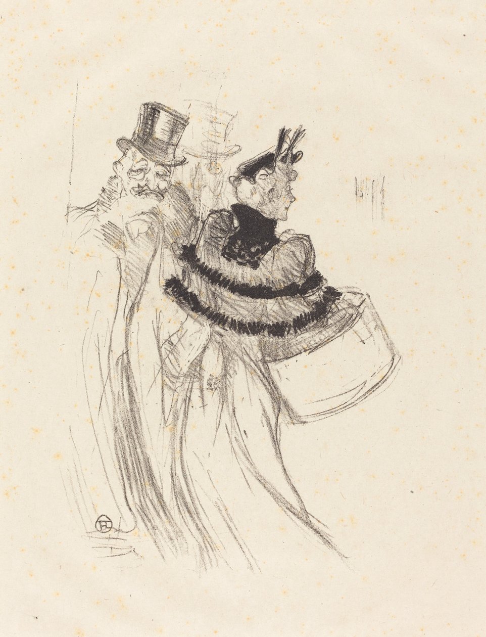 I vecchi signori da Henri de Toulouse Lautrec