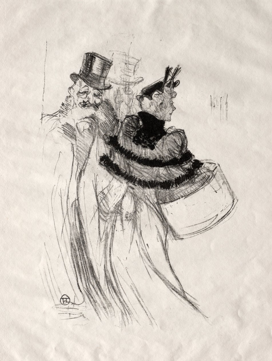 Il vecchio gentiluomo, 1894 da Henri de Toulouse Lautrec