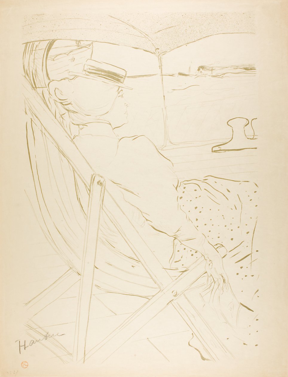 Il passeggero nella cabina 54—Una crociera da Henri de Toulouse Lautrec
