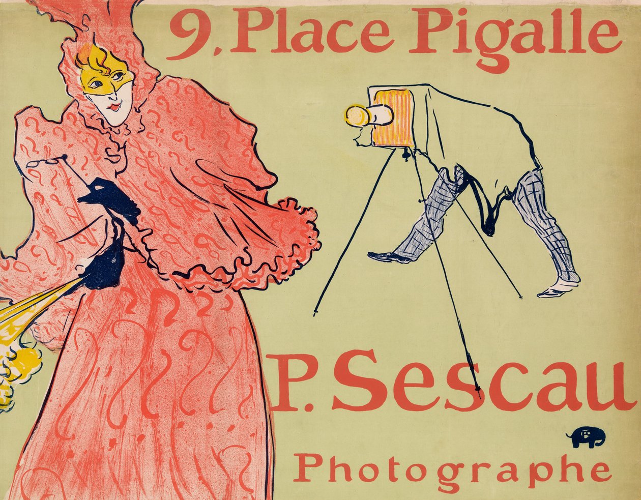 Il fotografo Sescau da Henri de Toulouse Lautrec