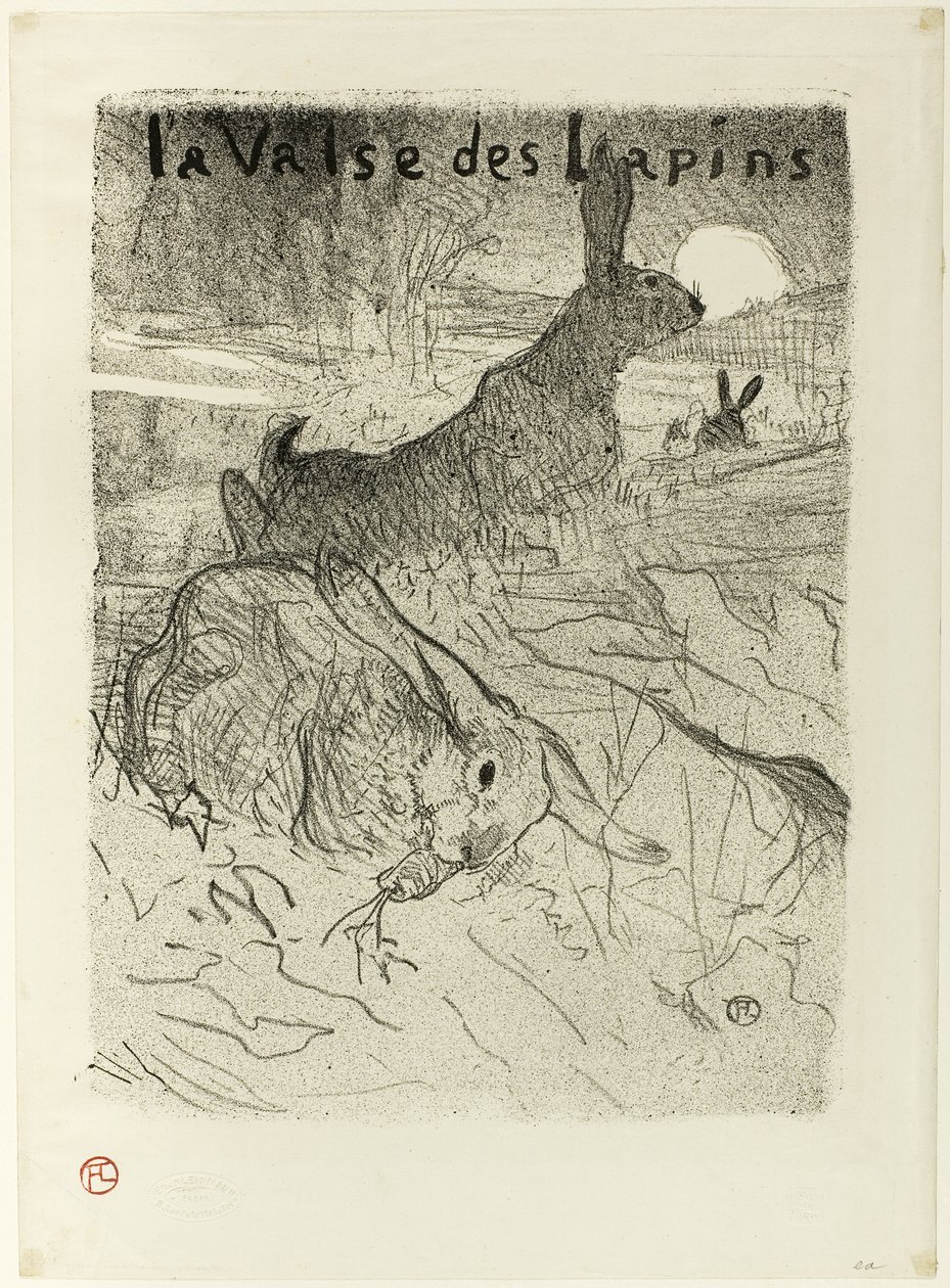 Il valzer dei conigli da Henri de Toulouse Lautrec