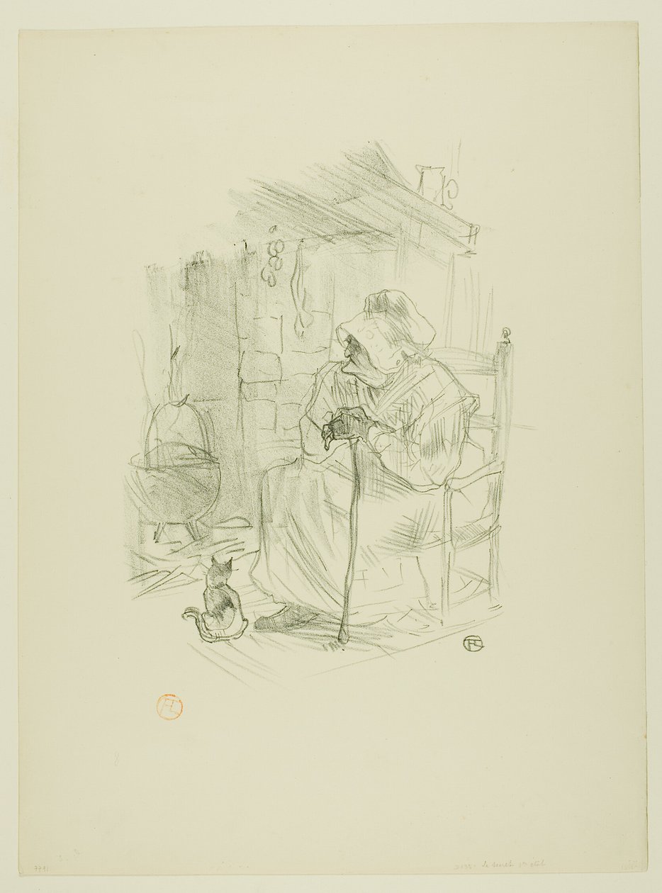 Il segreto, da Mélodies de Désiré Dihau da Henri de Toulouse Lautrec