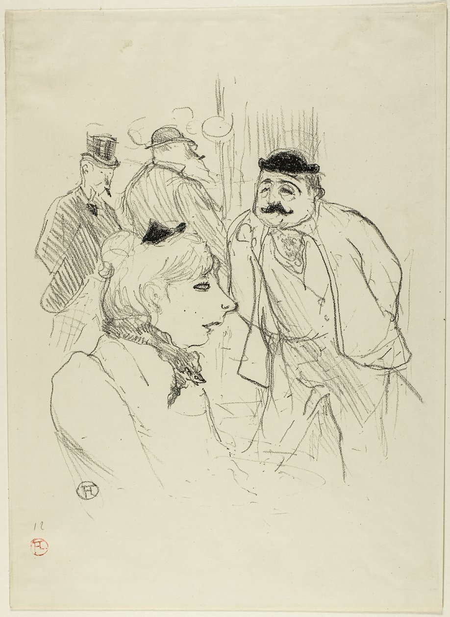 Il gambo—Moulin Rouge da Henri de Toulouse Lautrec