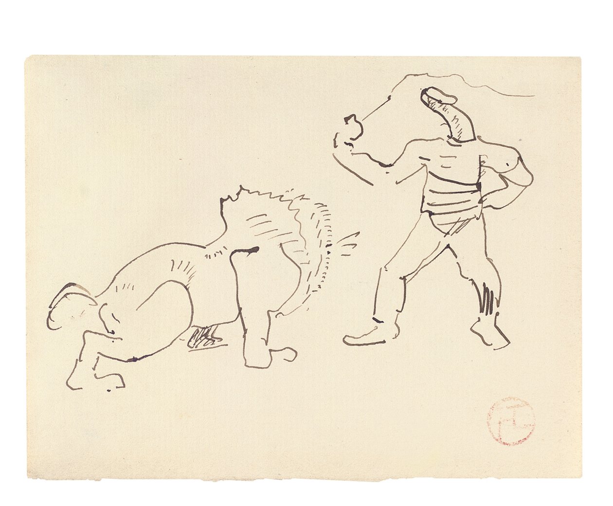 Il domatore, c.1888 da Henri de Toulouse Lautrec