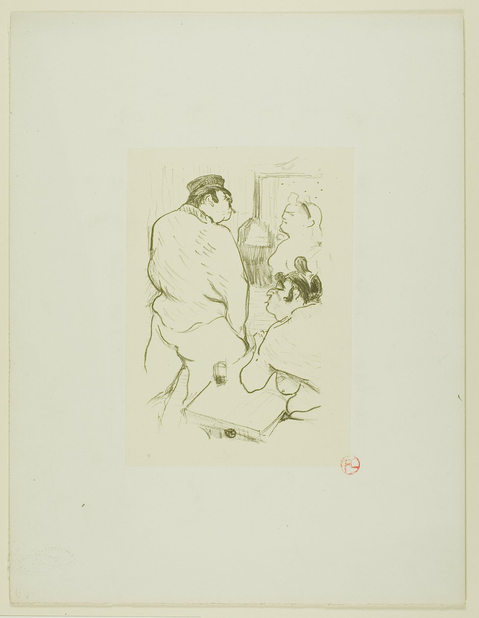 Il terrore di Grenelle da Henri de Toulouse Lautrec