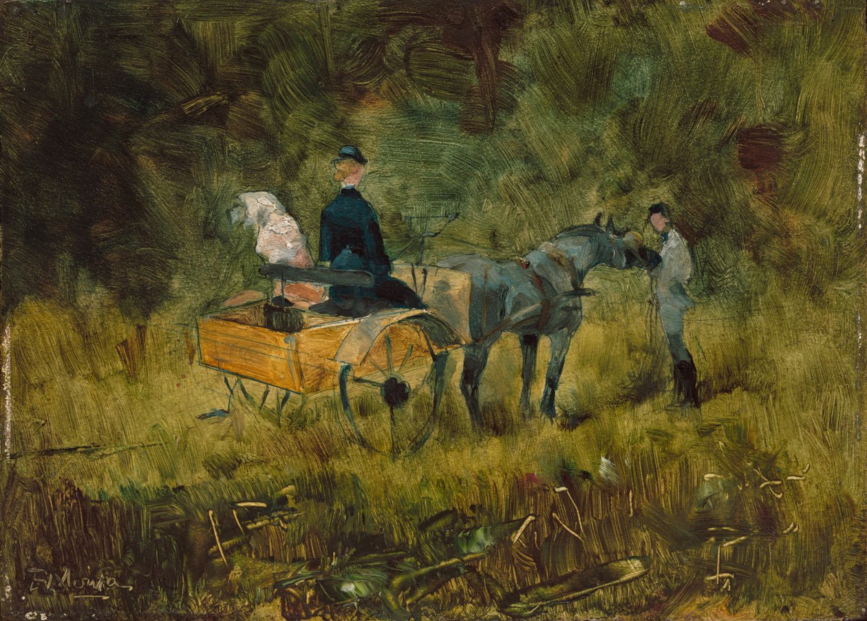 La trappola, 1880 da Henri de Toulouse Lautrec