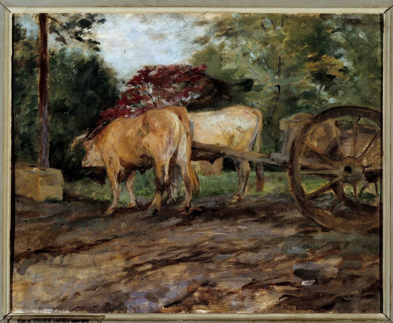 I buoi sotto il giogo da Henri de Toulouse Lautrec