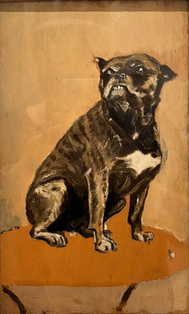 Touc, seduto su un tavolo da Henri de Toulouse Lautrec