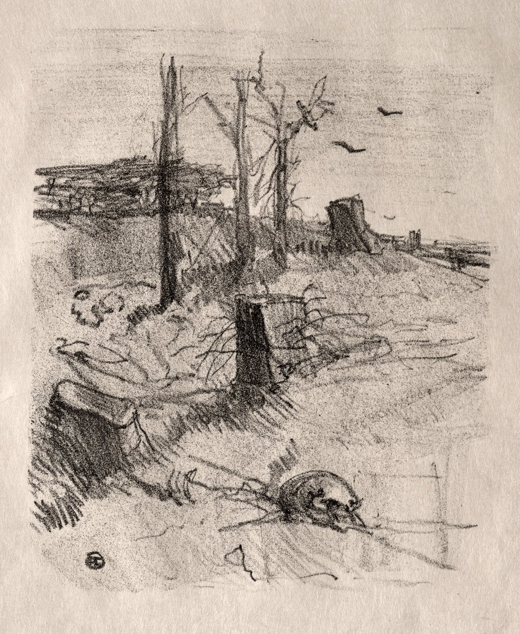 Un Cimitero in Galizia, 1898 da Henri de Toulouse Lautrec