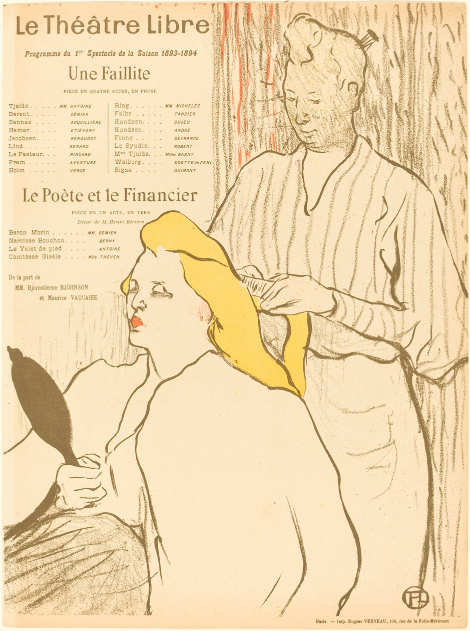 Una bancarotta; Il poeta e il finanziere da Henri de Toulouse Lautrec