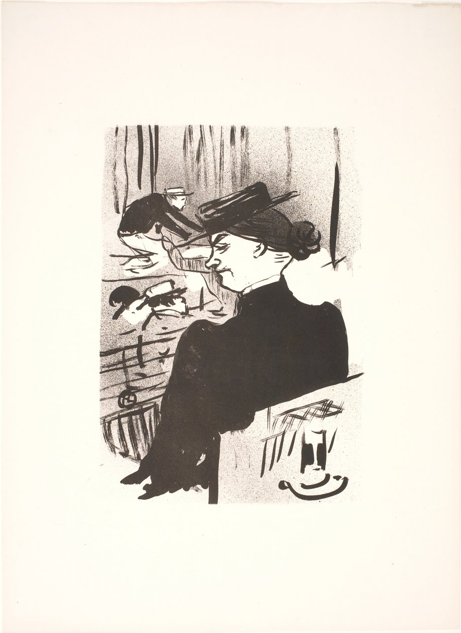 Una Spettatrice da Henri de Toulouse Lautrec