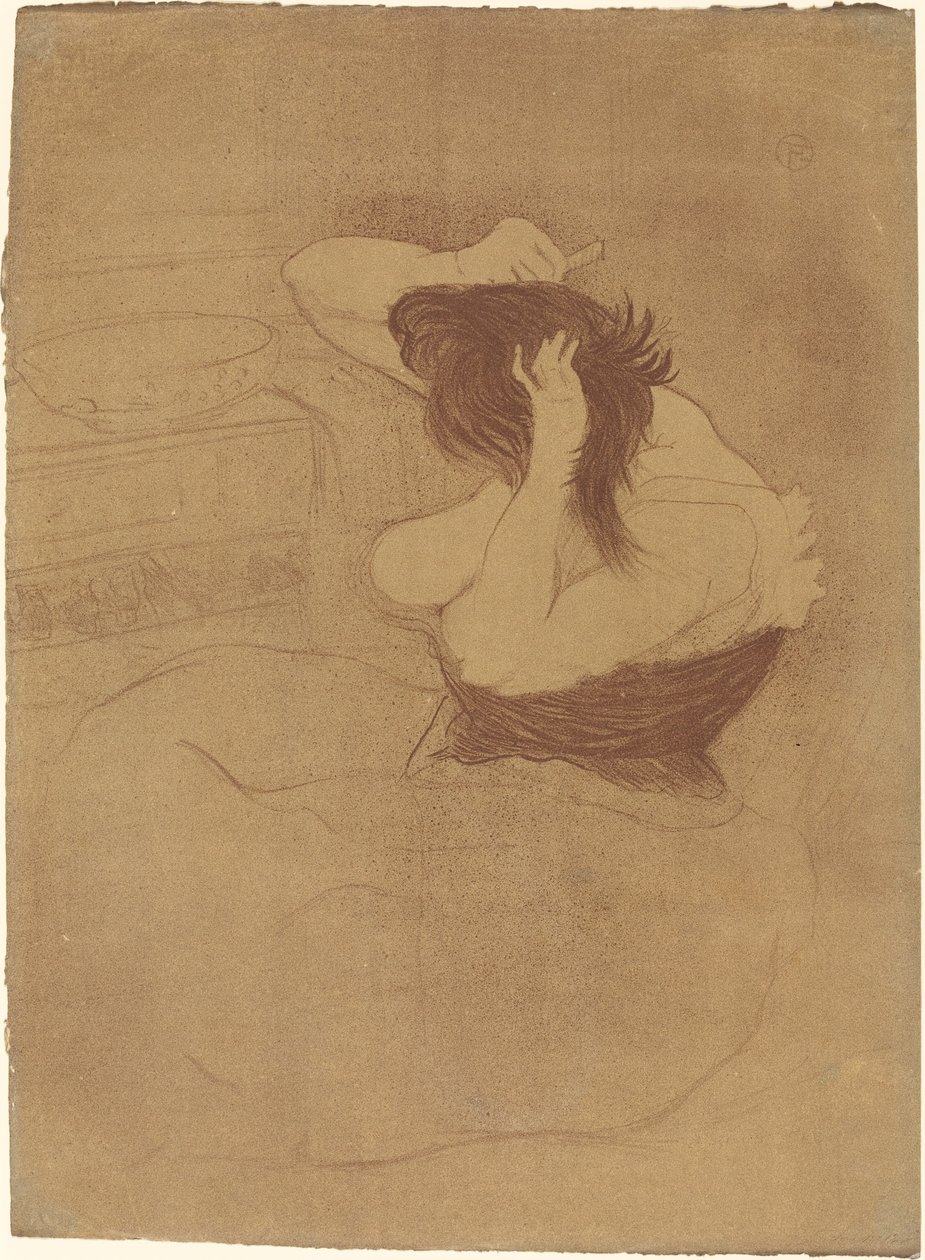 Donna che si Pettina da Henri de Toulouse Lautrec