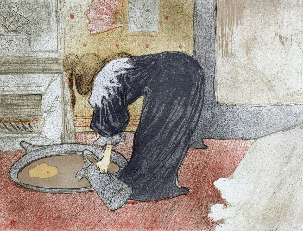 Donna nella vasca (dalla suite Elles) da Henri de Toulouse Lautrec