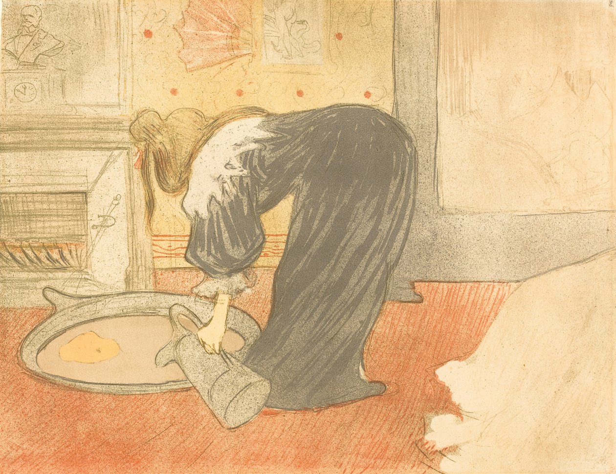 Donna nella vasca, 1896 da Henri de Toulouse Lautrec